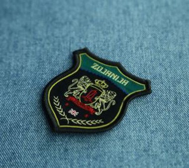 Марка тъкани етикети персонализирани дрехи кръпка